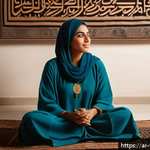 범죄 피해자 심리적 피해 연구 결과 - A Middle Eastern woman in modest, culturally appropriate clothing, sitting in a softly lit room with...